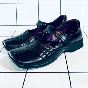 Vintage 1990’s Kenneth Cole Reaction Black Leather Mary Janes with Strap - 7